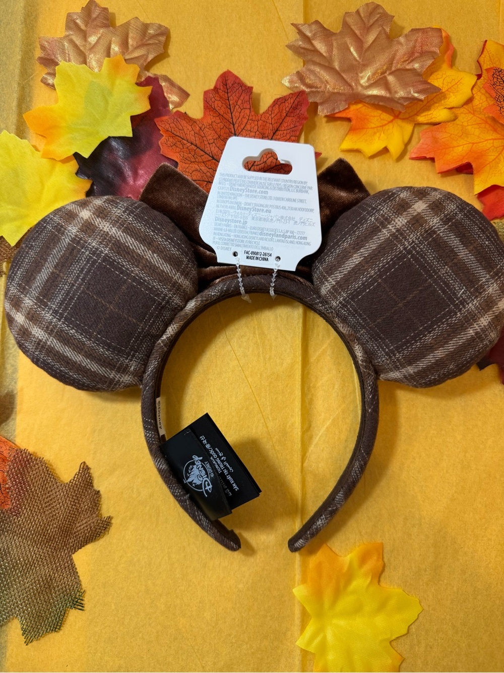 Minnie Mouse Plaid Ears Headband for Adults by BaubleBar - Picture 7 of 12